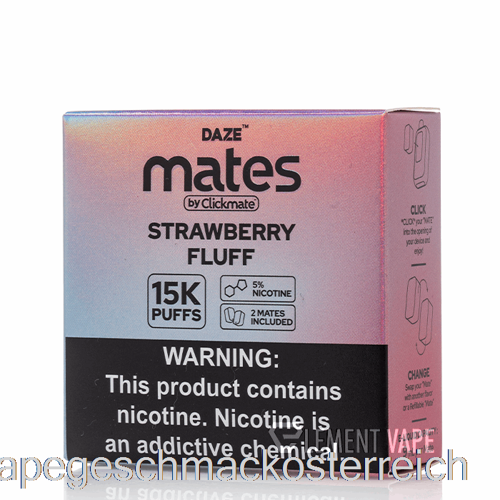 7 Daze Mate Pods Mit Erdbeerfluff-Vape-Geschmack
